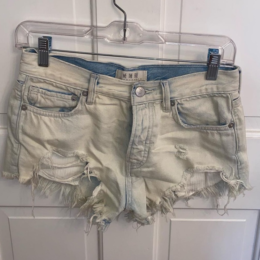 Free People jean shorts